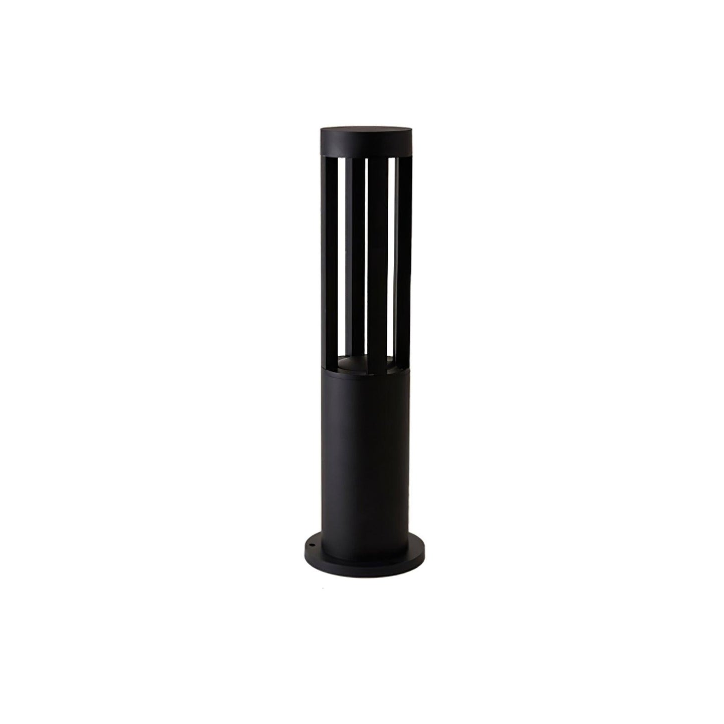 Black Cylindrical Garden Outdoor Light LED Waterproof 40cm