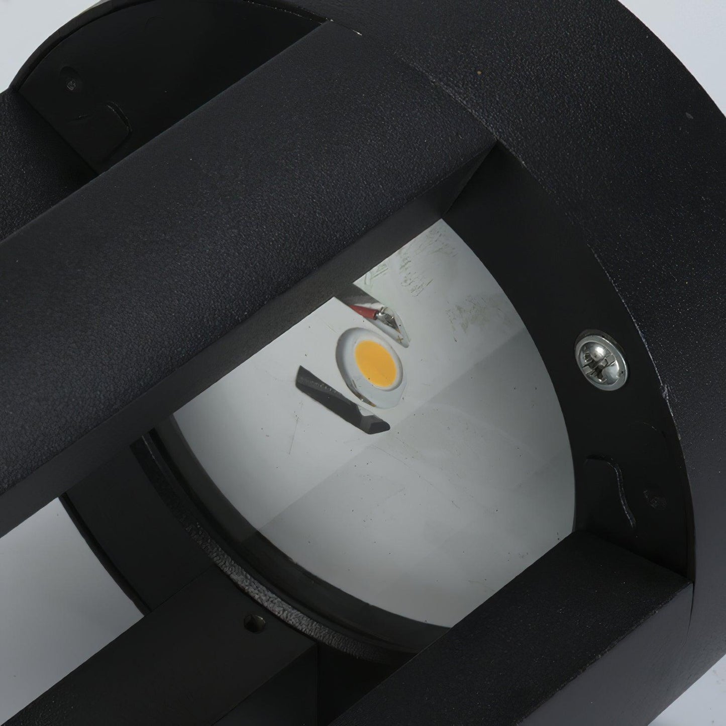 Black Cylindrical Garden Outdoor Light LED Waterproof 40cm