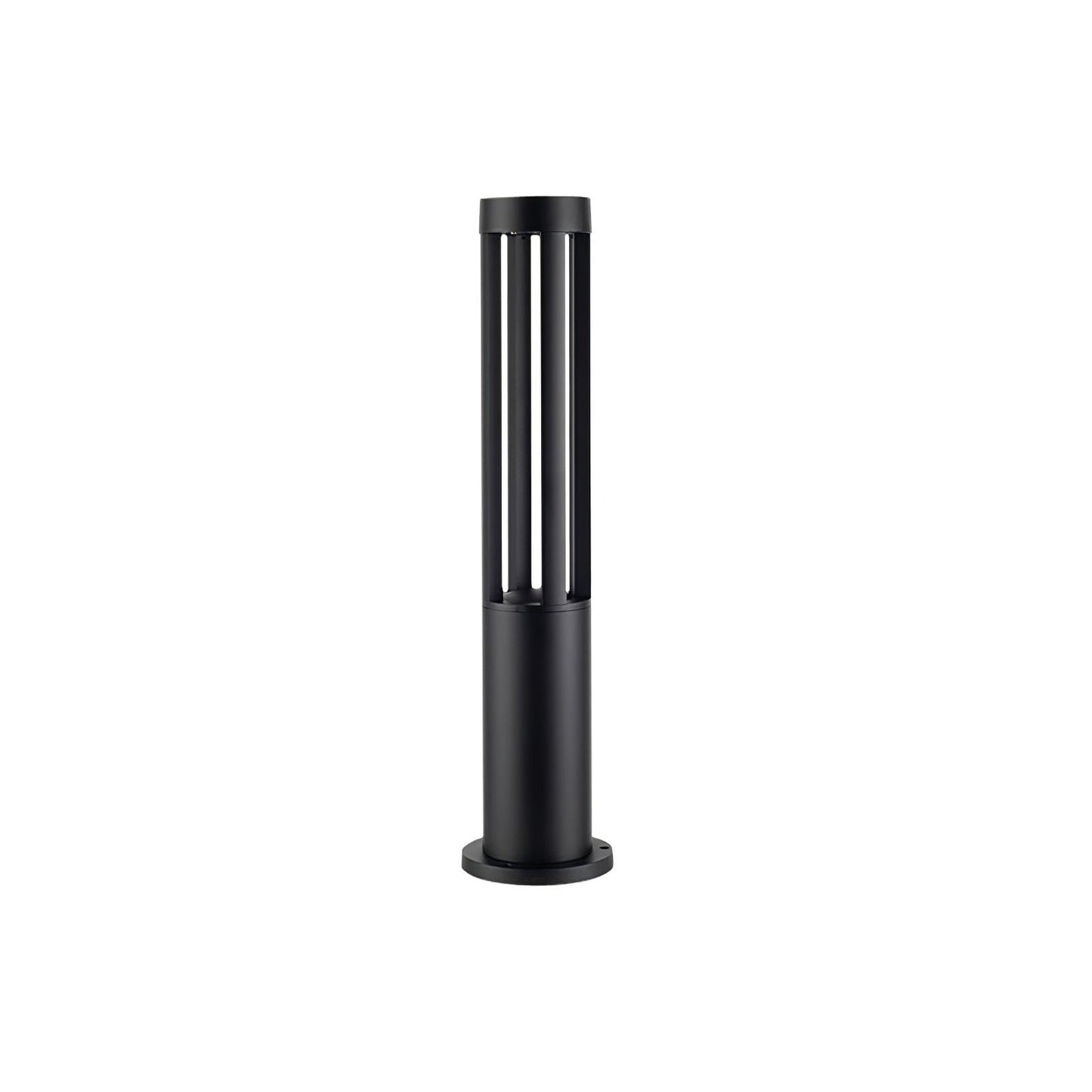 Black Cylindrical Garden Outdoor Light LED Waterproof 40cm