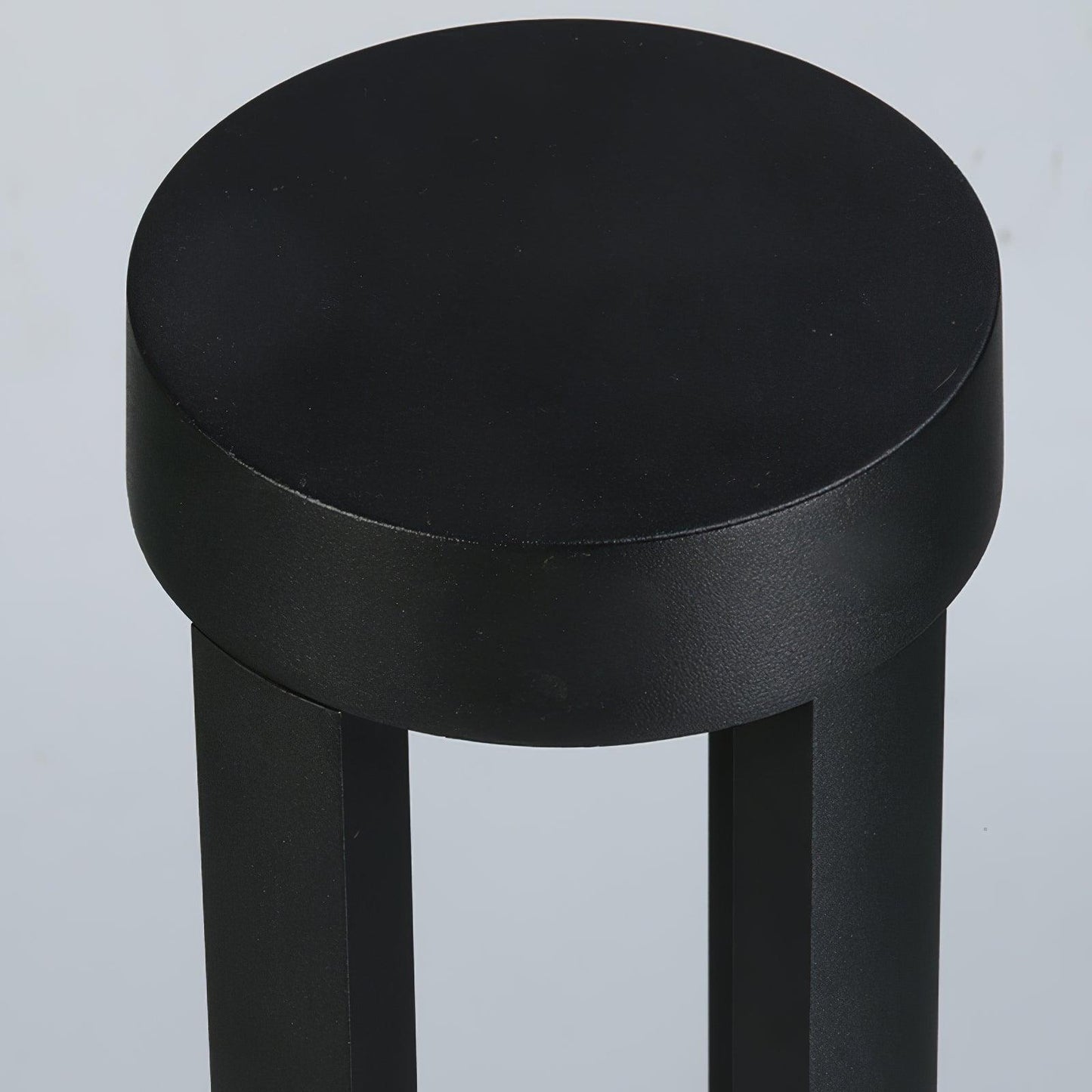 Black Cylindrical Garden Outdoor Light LED Waterproof 40cm