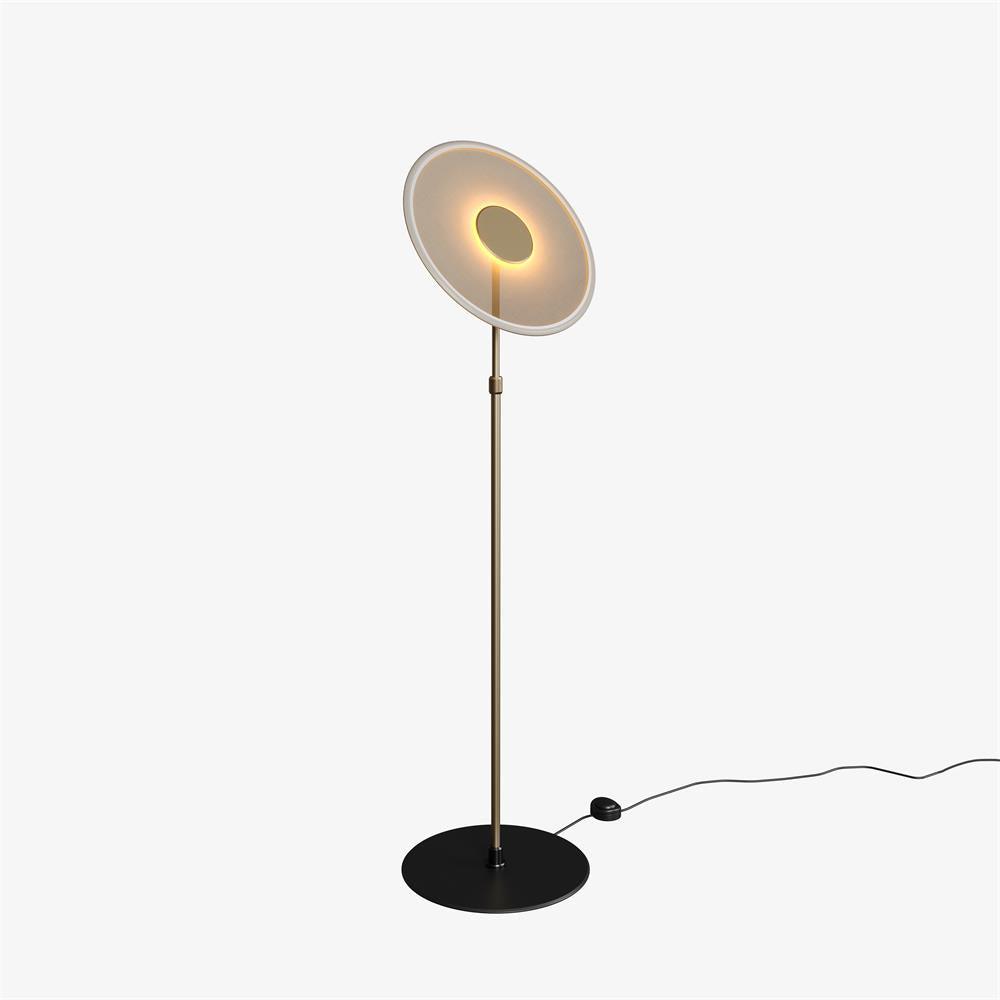 Luxora Floor Lamp - LED Indoor Lighting, Elegant Gold Design