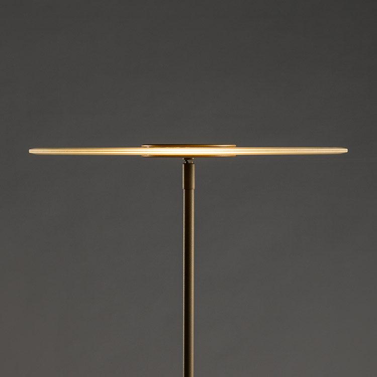 Luxora Floor Lamp - LED Indoor Lighting, Elegant Gold Design