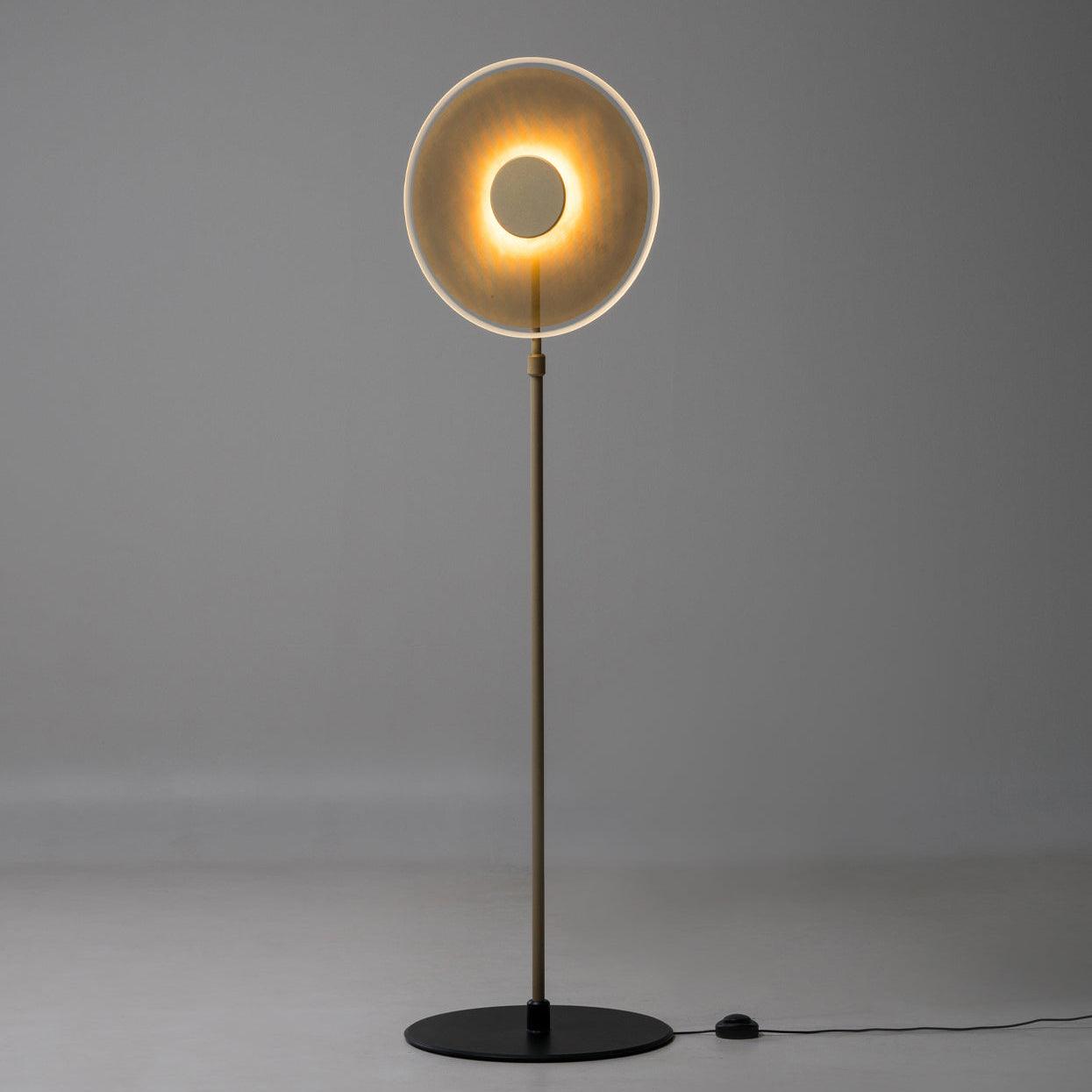 Luxora Floor Lamp - LED Indoor Lighting, Elegant Gold Design