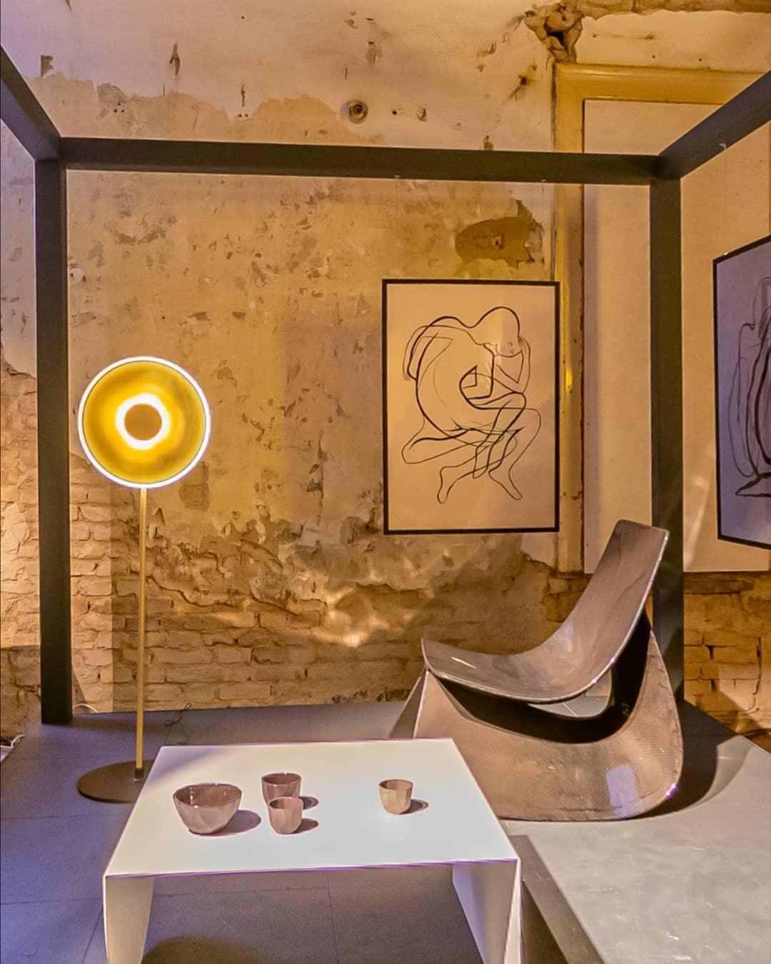 Luxora Floor Lamp - LED Indoor Lighting, Elegant Gold Design