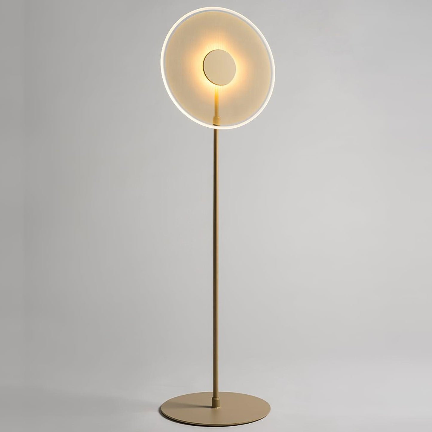 Luxora Floor Lamp - LED Indoor Lighting, Elegant Gold Design