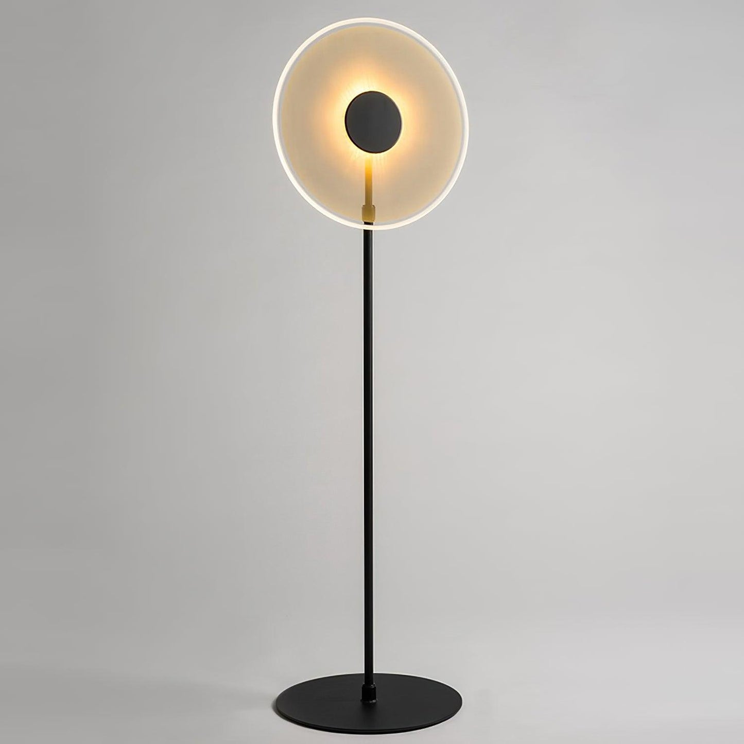 Luxora Floor Lamp - LED Indoor Lighting, Elegant Gold Design