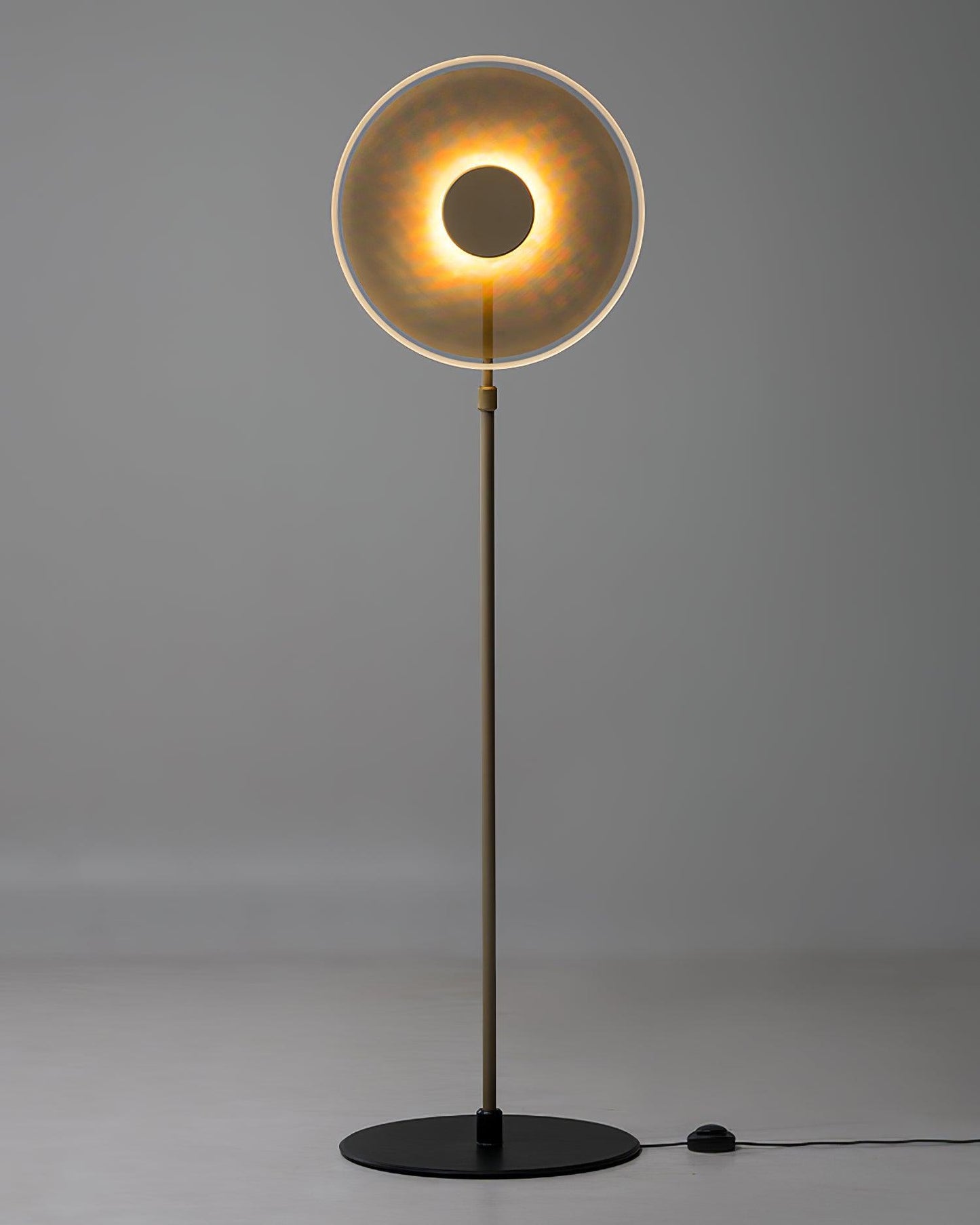 Luxora Floor Lamp - LED Indoor Lighting, Elegant Gold Design