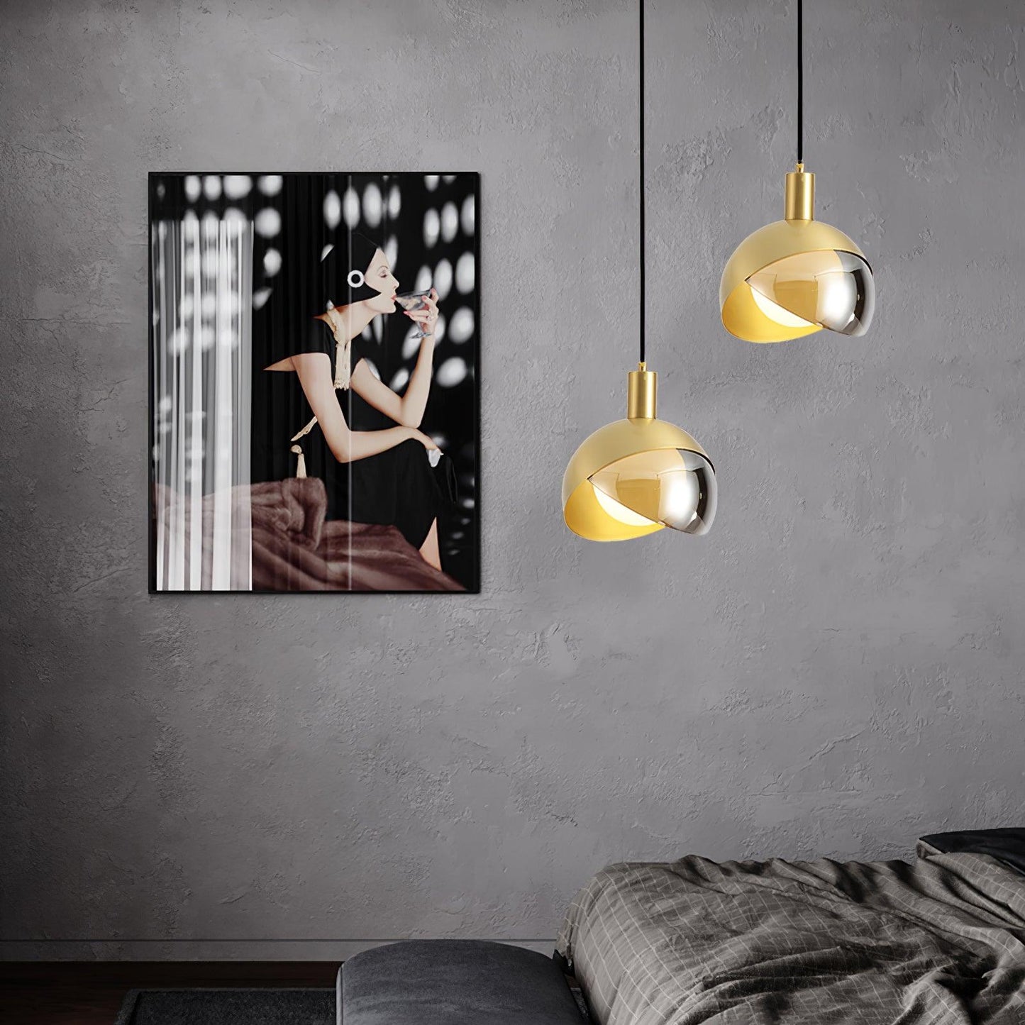 Blonche Luxury Pendant Light - Modern LED Glass Fixture