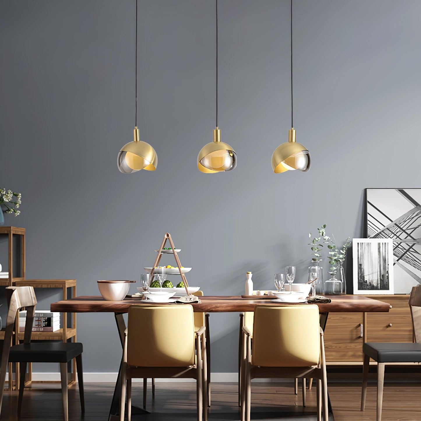Blonche Luxury Pendant Light - Modern LED Glass Fixture