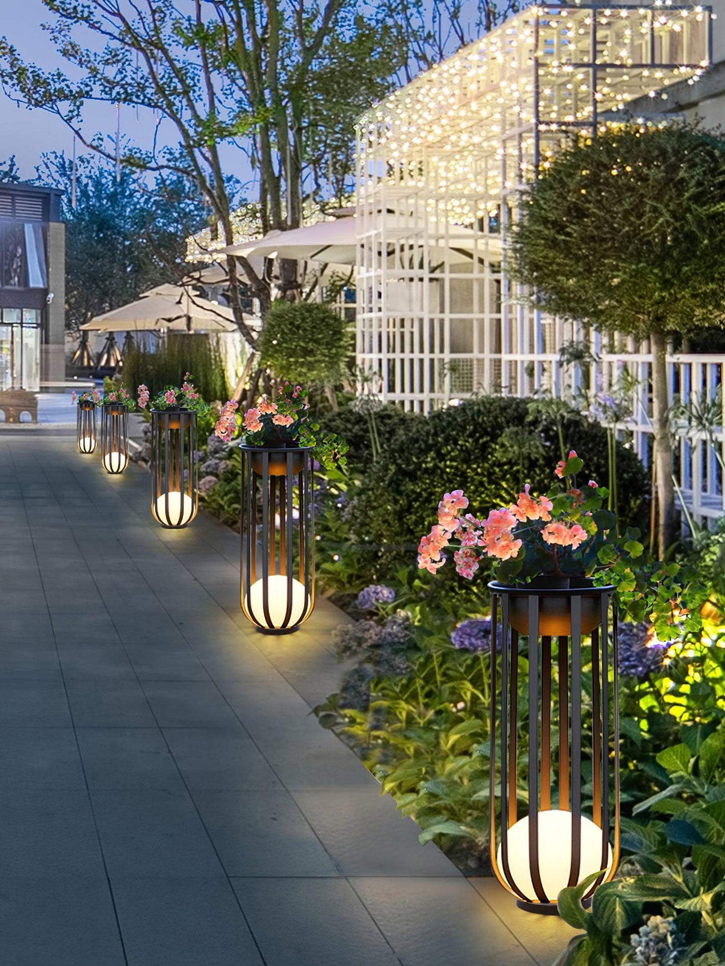 Bols Garden Outdoor Lamp with Dimmable LED and Waterproof Design