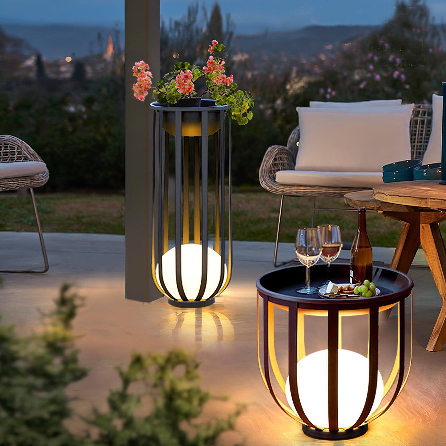 Bols Garden Outdoor Lamp with Dimmable LED and Waterproof Design