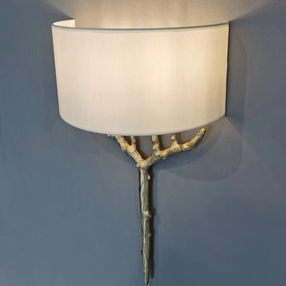 Brass Branch Wall Lamp - Elegant LED Indoor Lighting Fixture