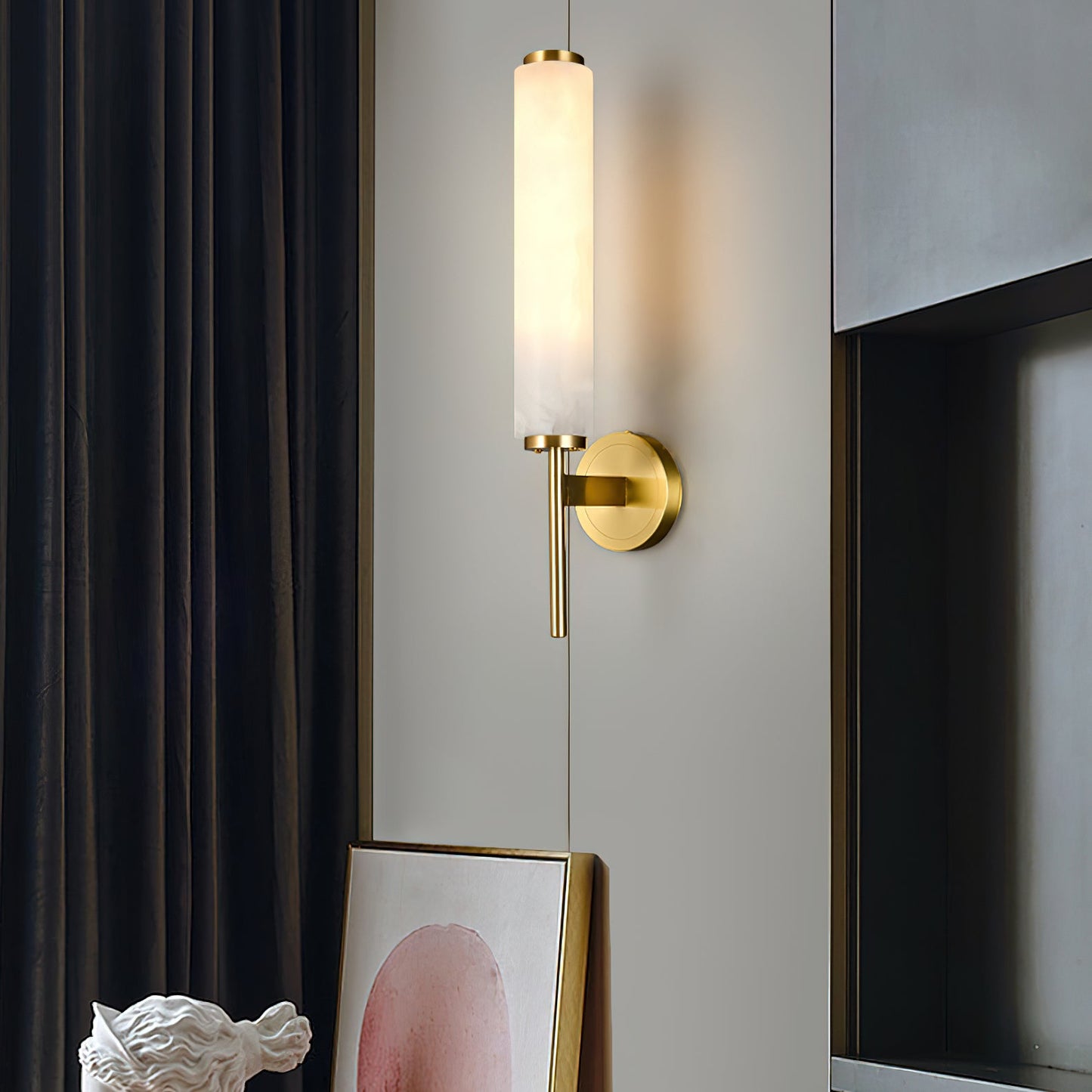 Brindisi Wall Sconce - Antique Brass LED Indoor Lighting