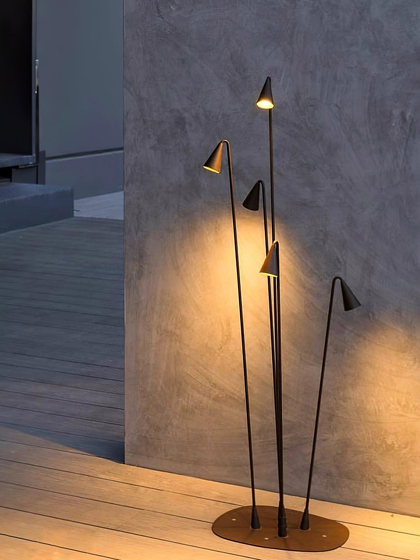 Bellflower Outdoor Floor Lamp - LED Waterproof Garden Light