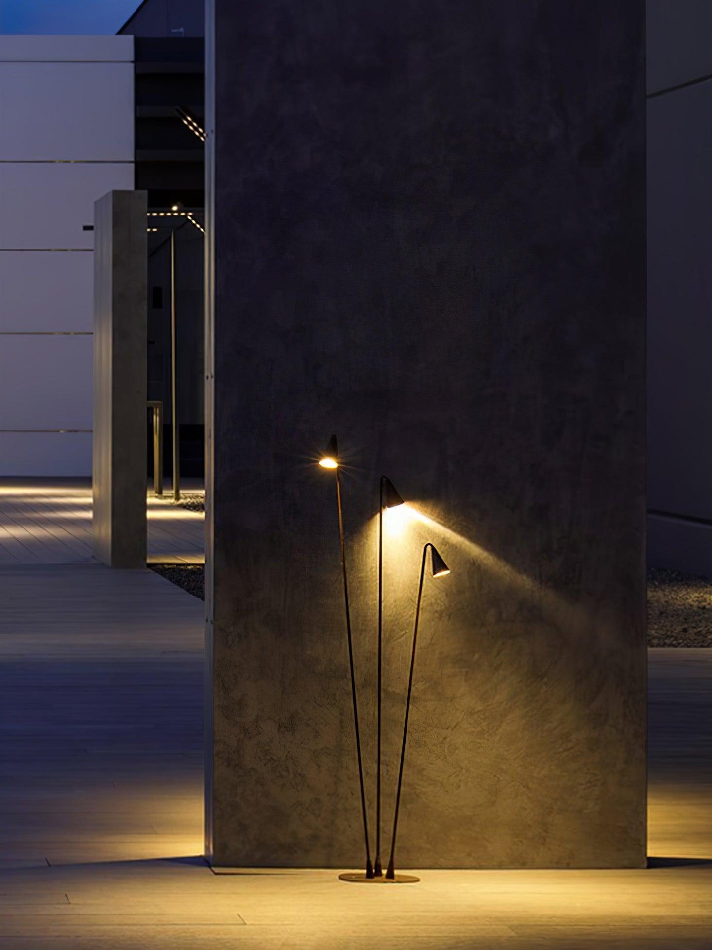 Bellflower Outdoor Floor Lamp - LED Waterproof Garden Light