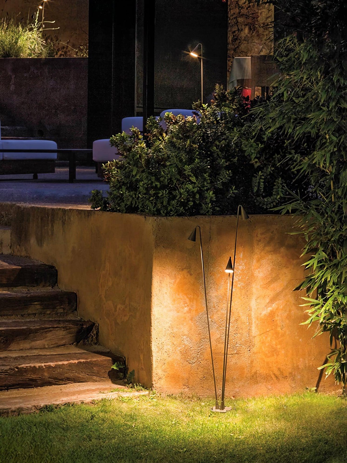 Bellflower Outdoor Floor Lamp - LED Waterproof Garden Light