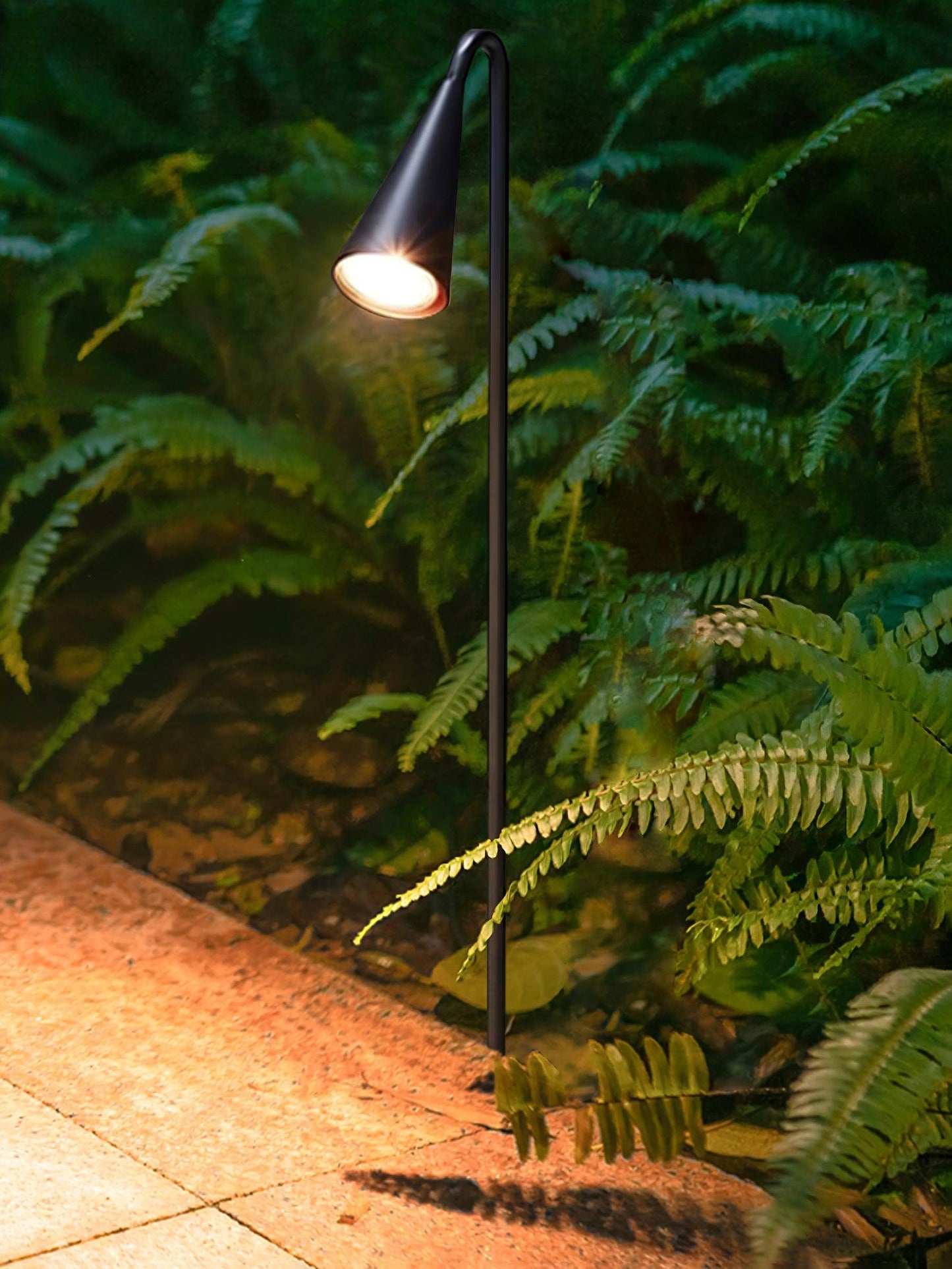 Bellflower Outdoor Floor Lamp - LED Waterproof Garden Light