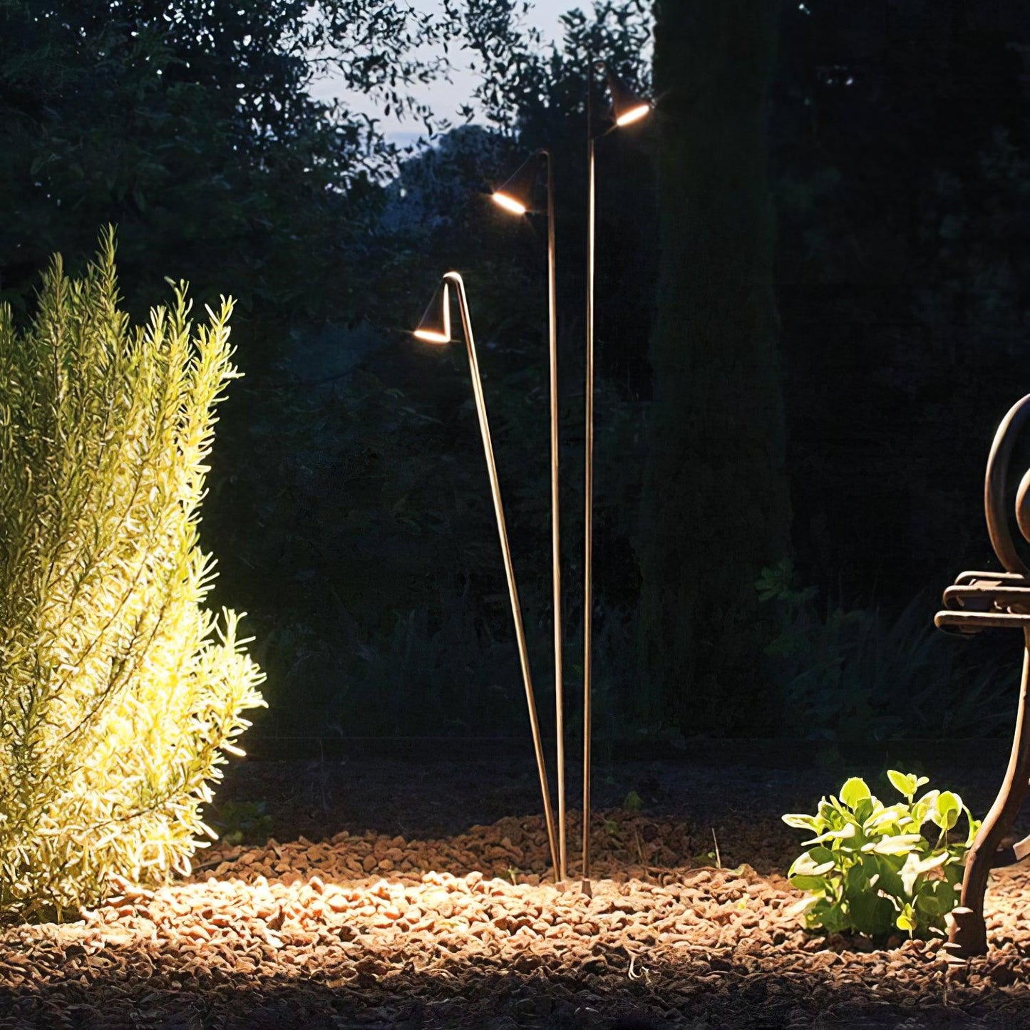 Bellflower Outdoor Floor Lamp - LED Waterproof Garden Light