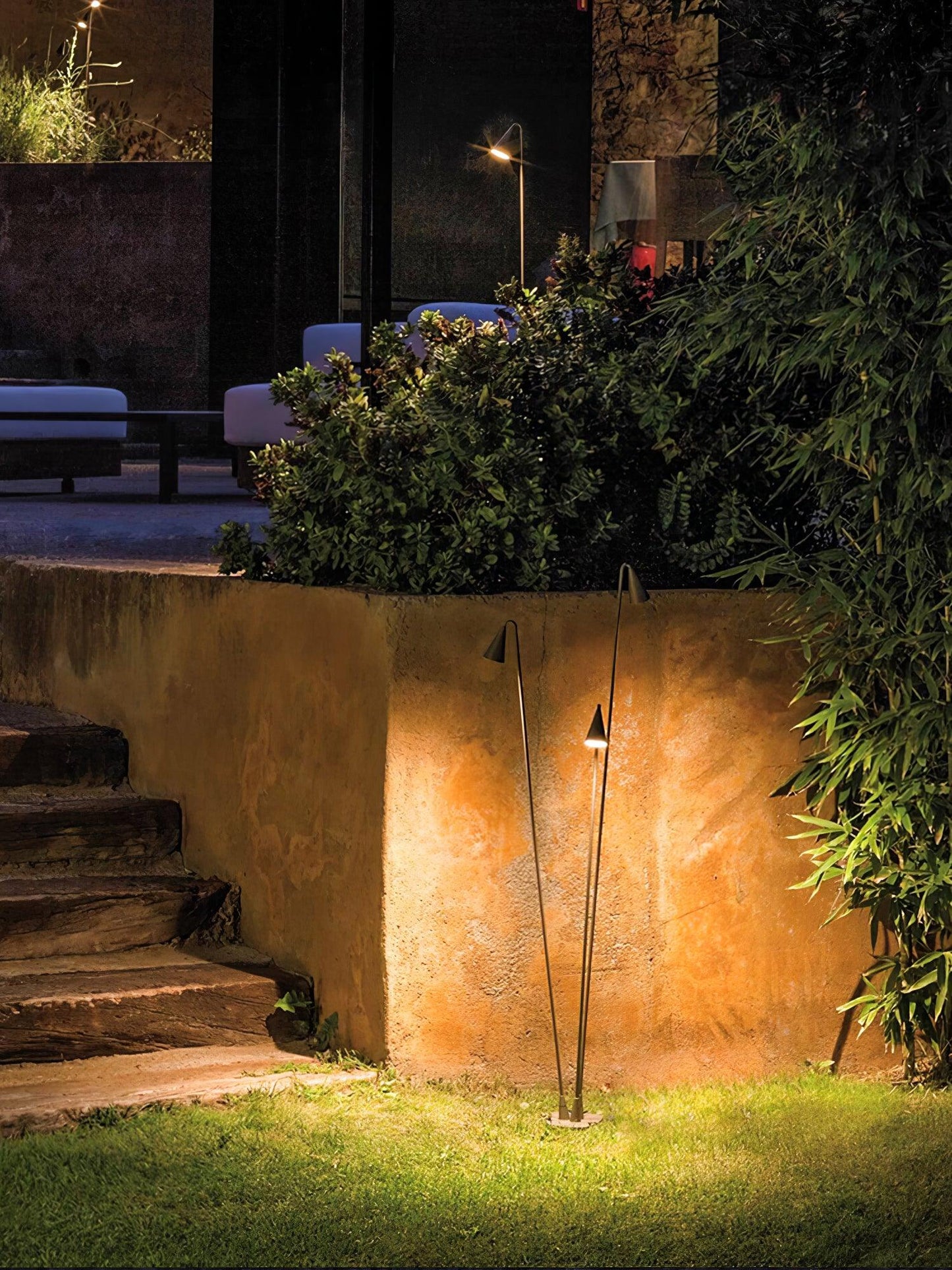 Bellflower Outdoor Floor Lamp - LED Waterproof Garden Light