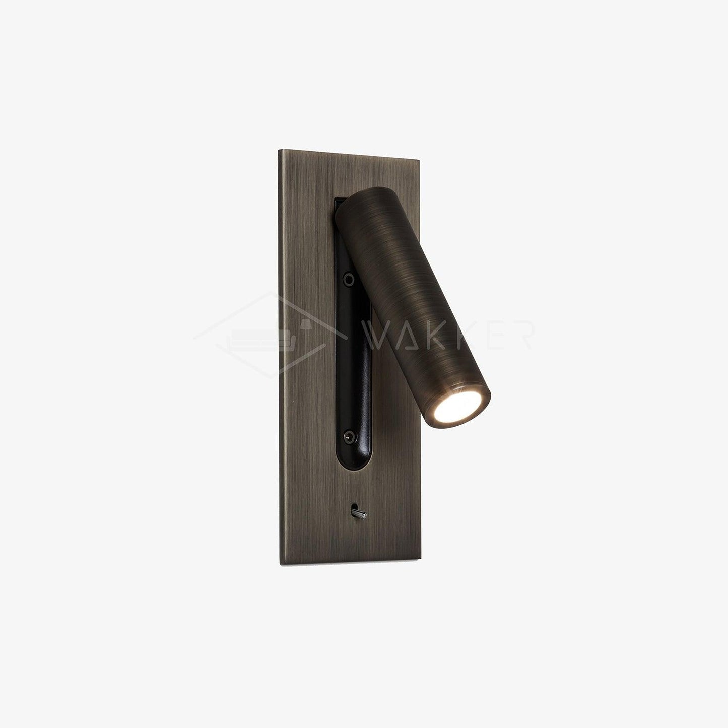 Folded Back Bedside Wall Lamp with LED Light and Switch