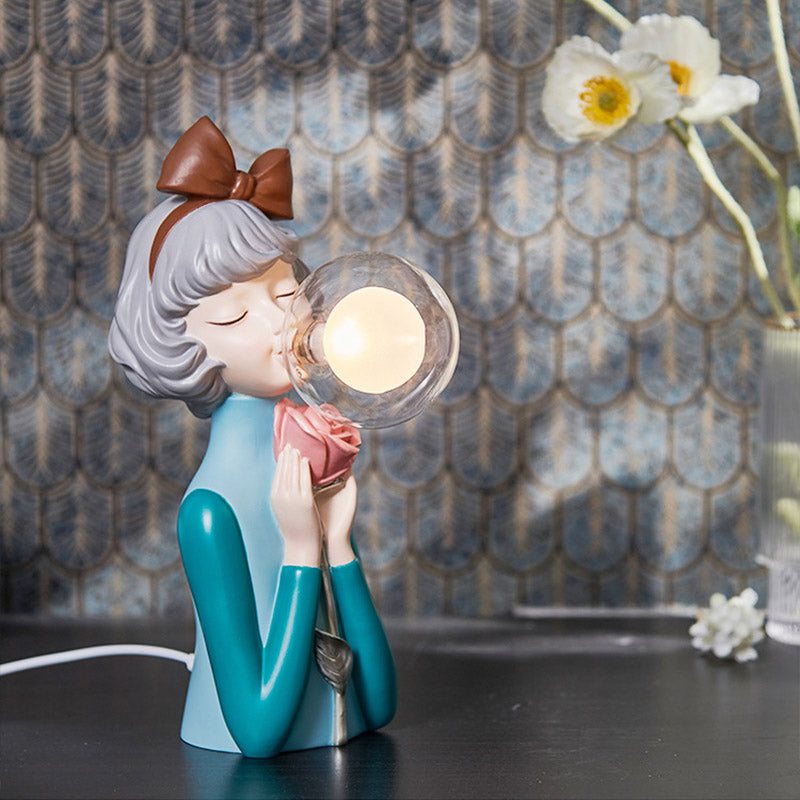 Dekoratives Ambientelicht Bubble Girl LED Night Light