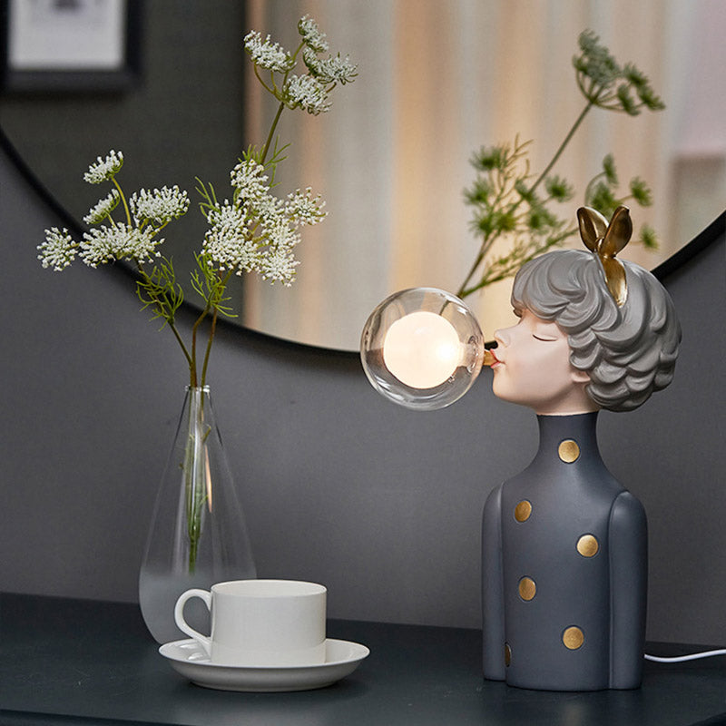 Dekoratives Ambientelicht Bubble Girl LED Night Light