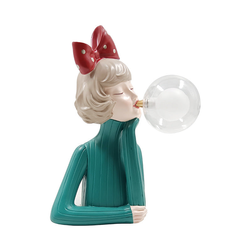 Dekoratives Ambientelicht Bubble Girl LED Night Light
