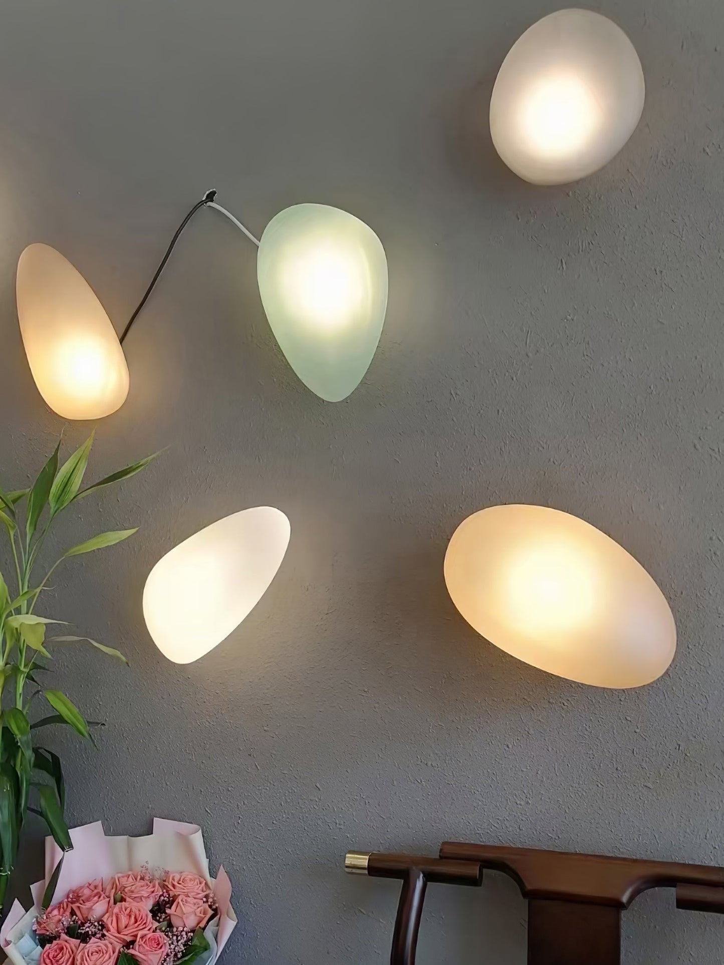 Bubble Glass Wall Lamp with Dimmable LED - Indoor Lighting