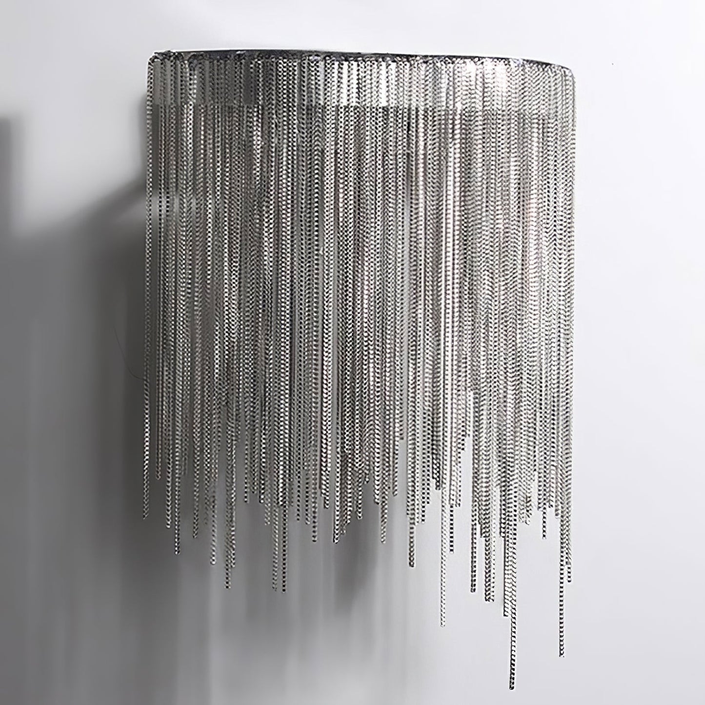 Cadena Tassel Wall Lamp with LED, Gold & Chrome Finish