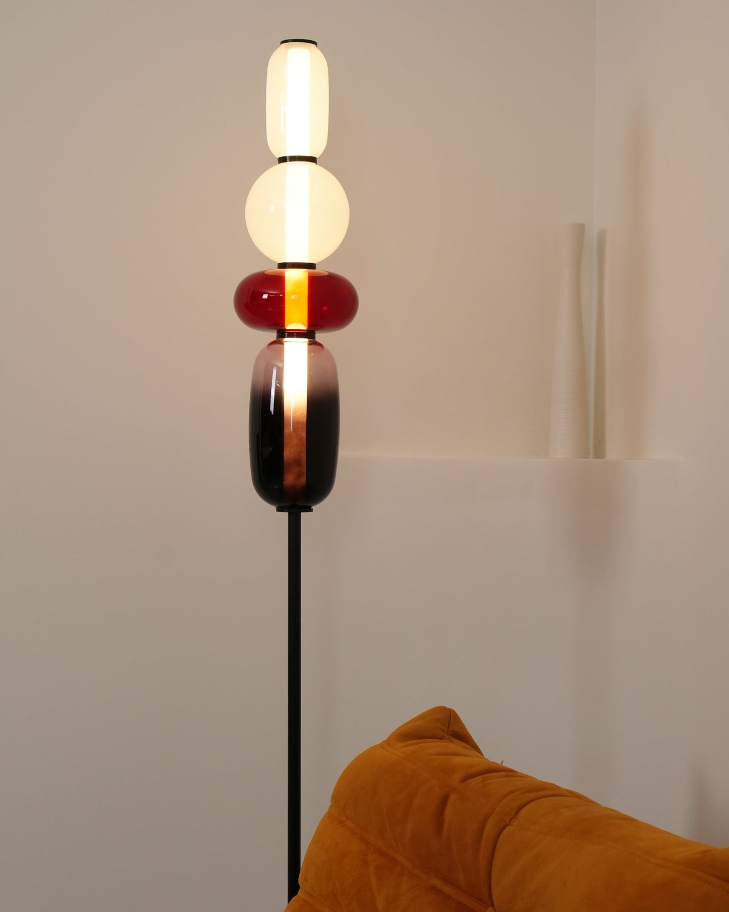 Candied Glass Floor Light with Integrated LED - Indoor Lamp