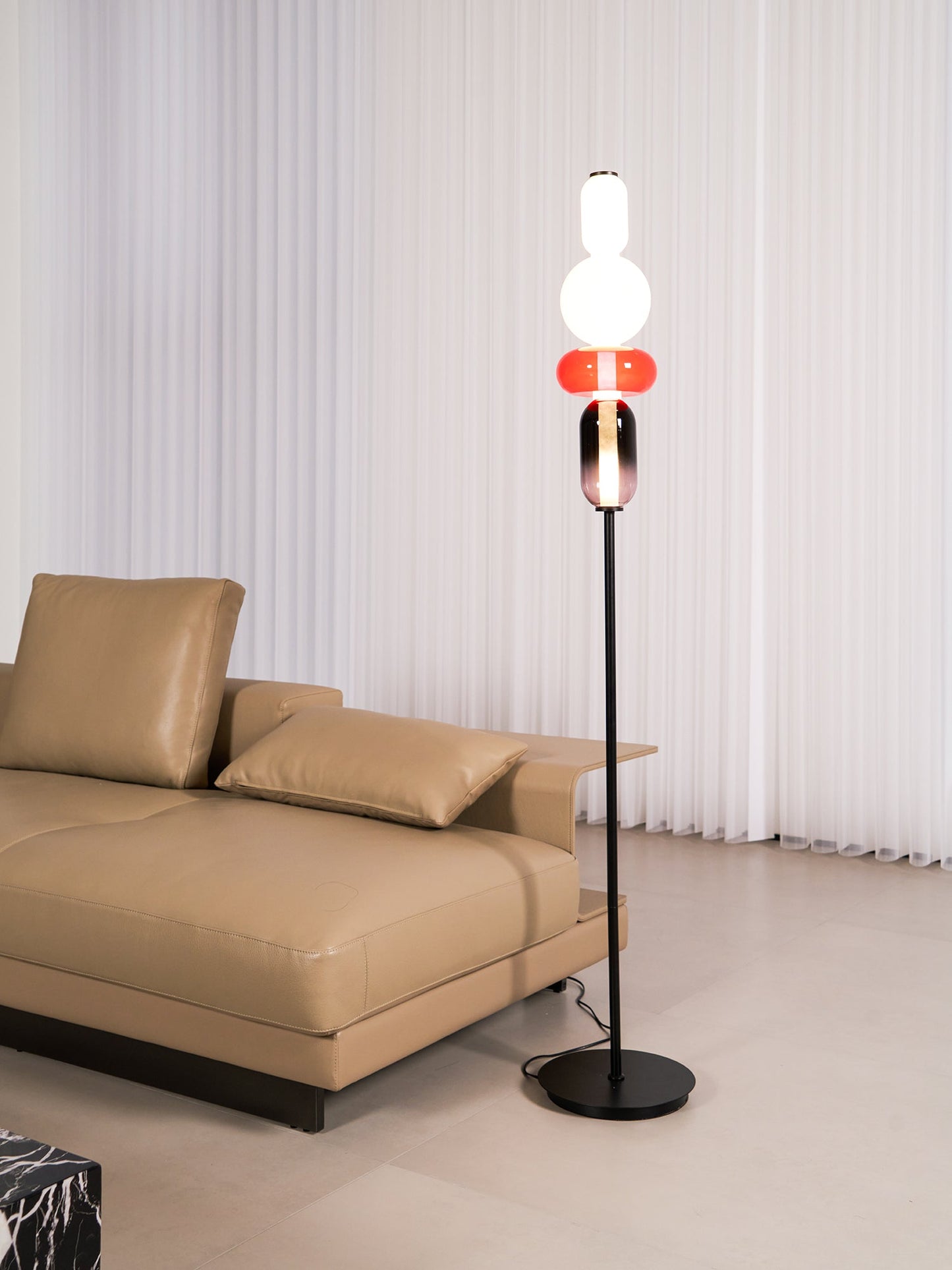 Candied Glass Floor Light with Integrated LED - Indoor Lamp