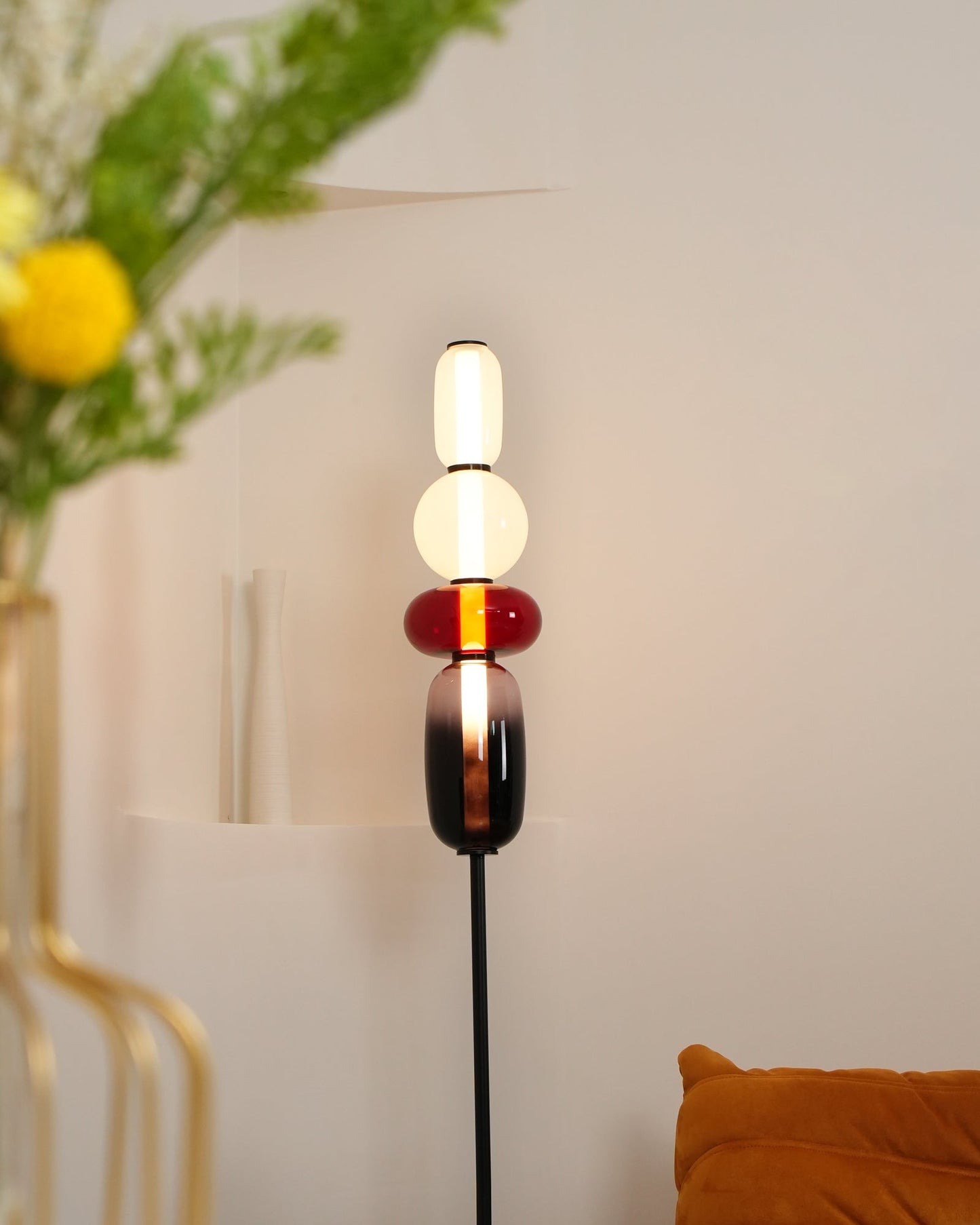 Candied Glass Floor Light with Integrated LED - Indoor Lamp