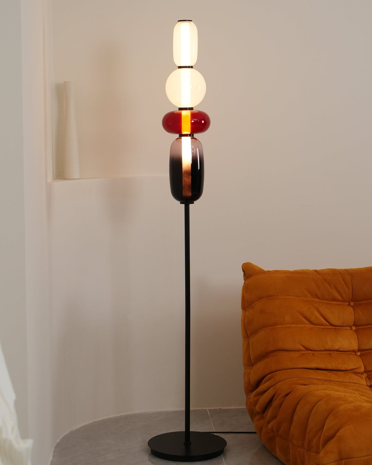 Candied Glass Floor Light with Integrated LED - Indoor Lamp