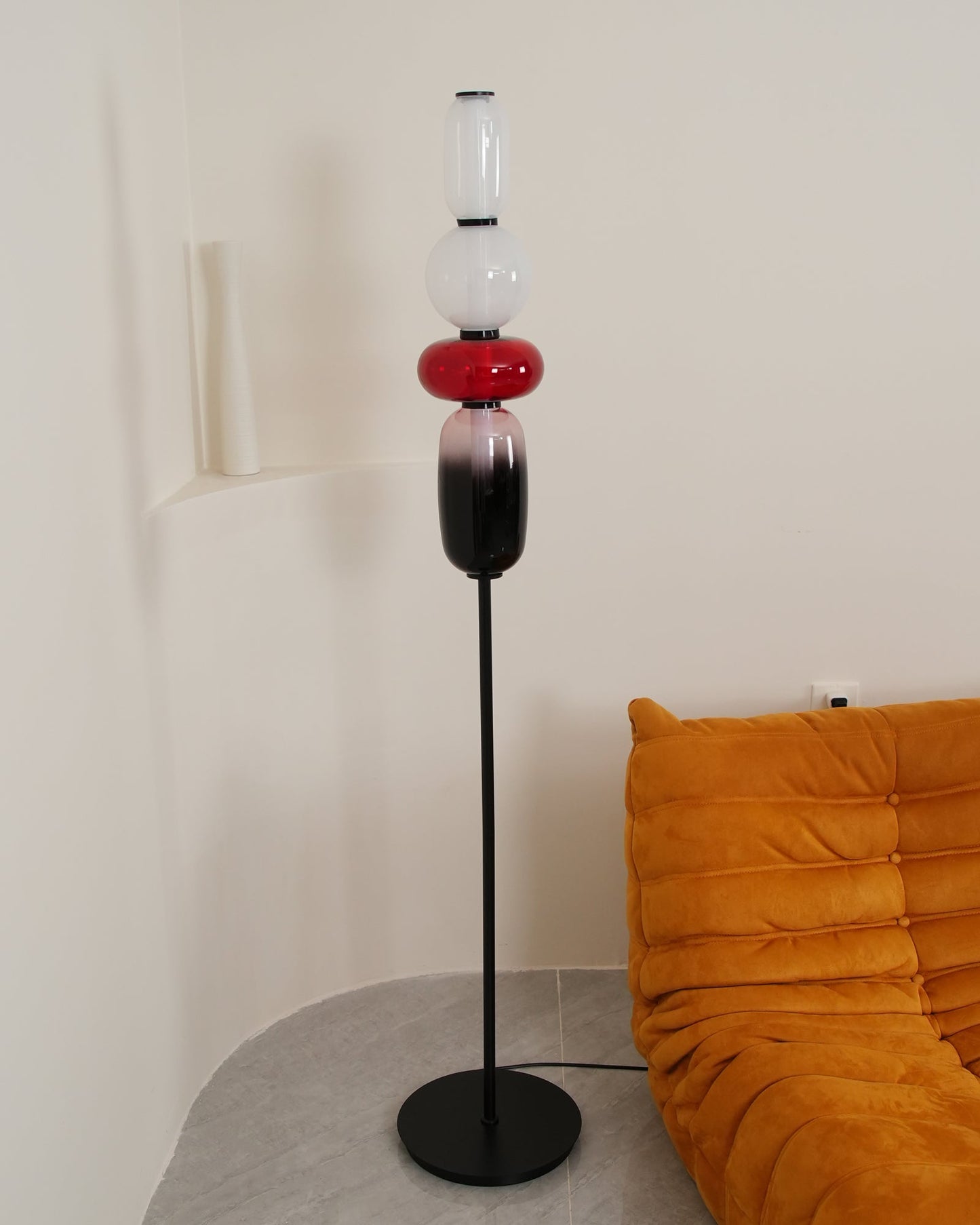 Candied Glass Floor Light with Integrated LED - Indoor Lamp