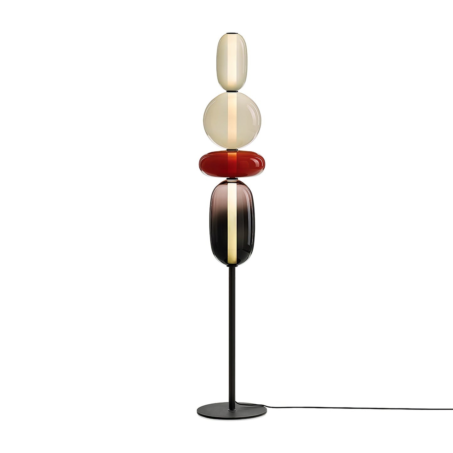 Candied Glass Floor Light with Integrated LED - Indoor Lamp
