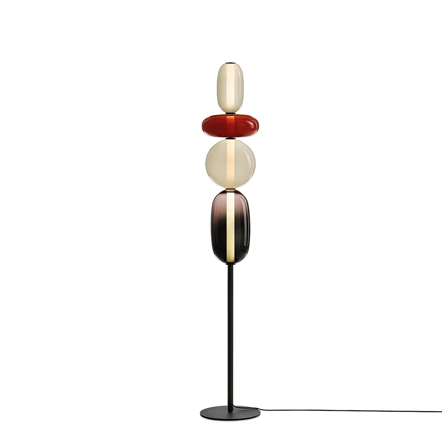 Candied Glass Floor Light with Integrated LED - Indoor Lamp