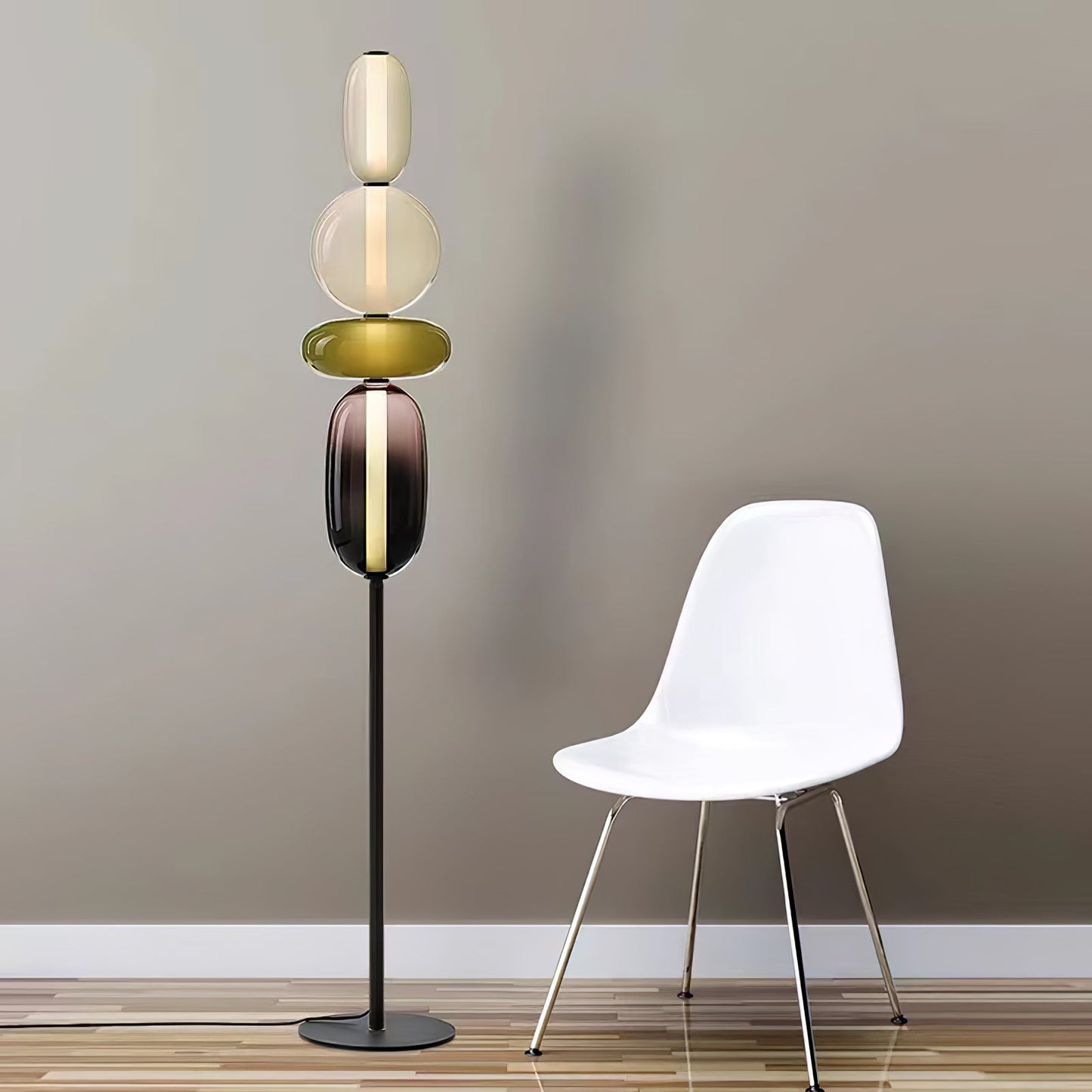 Candied Glass Floor Light with Integrated LED - Indoor Lamp