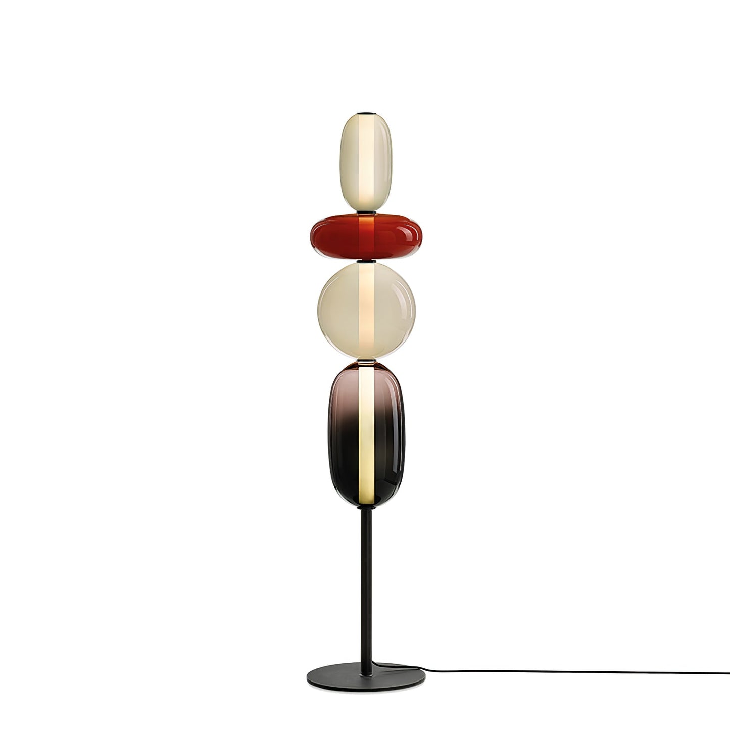 Candied Glass Floor Light with Integrated LED - Indoor Lamp