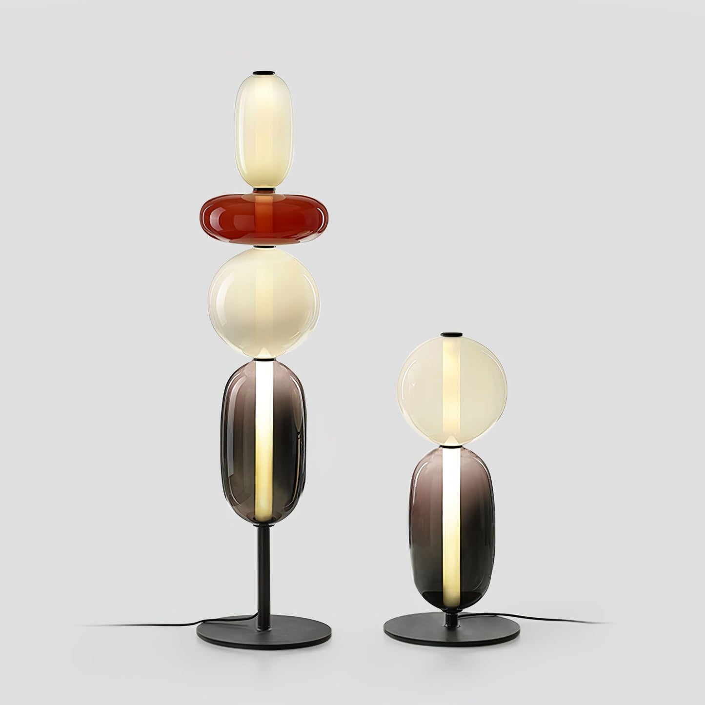 Candied Glass Floor Light with Integrated LED - Indoor Lamp