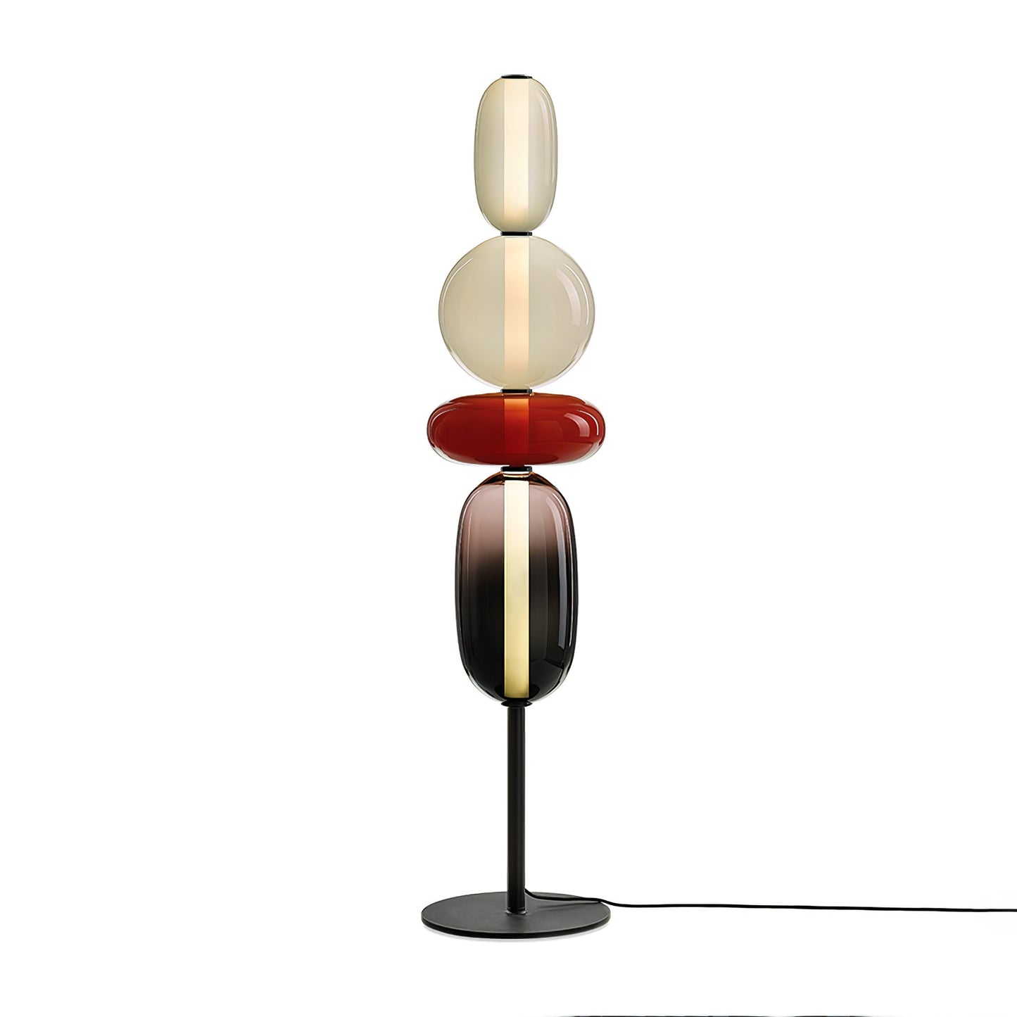 Candied Glass Floor Light with Integrated LED - Indoor Lamp
