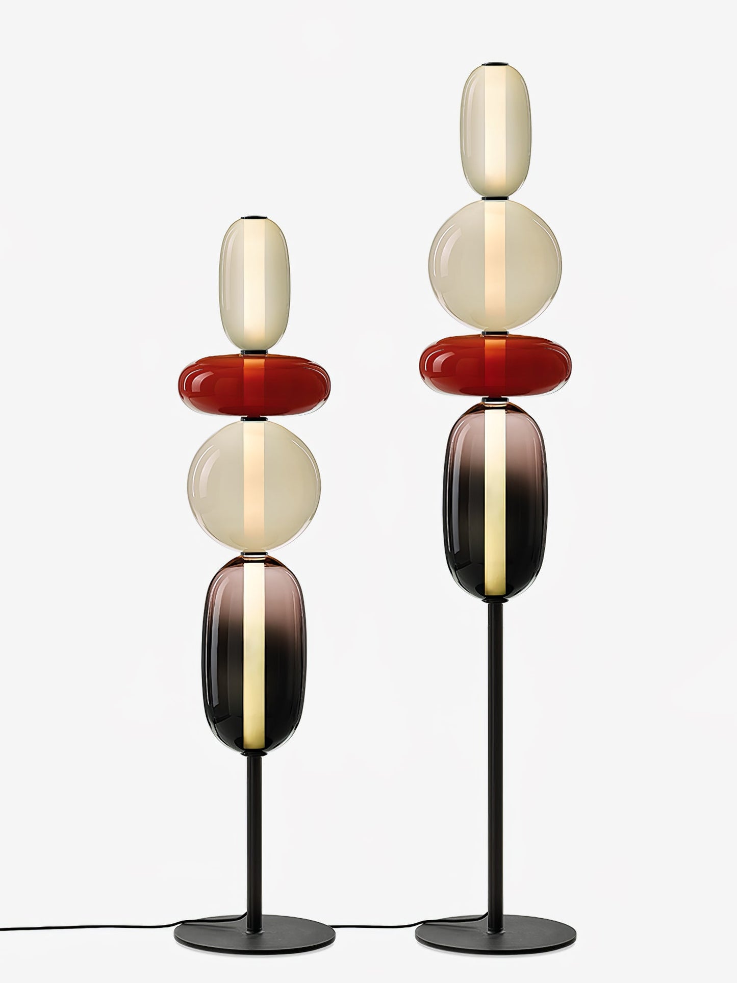 Candied Glass Floor Light with Integrated LED - Indoor Lamp