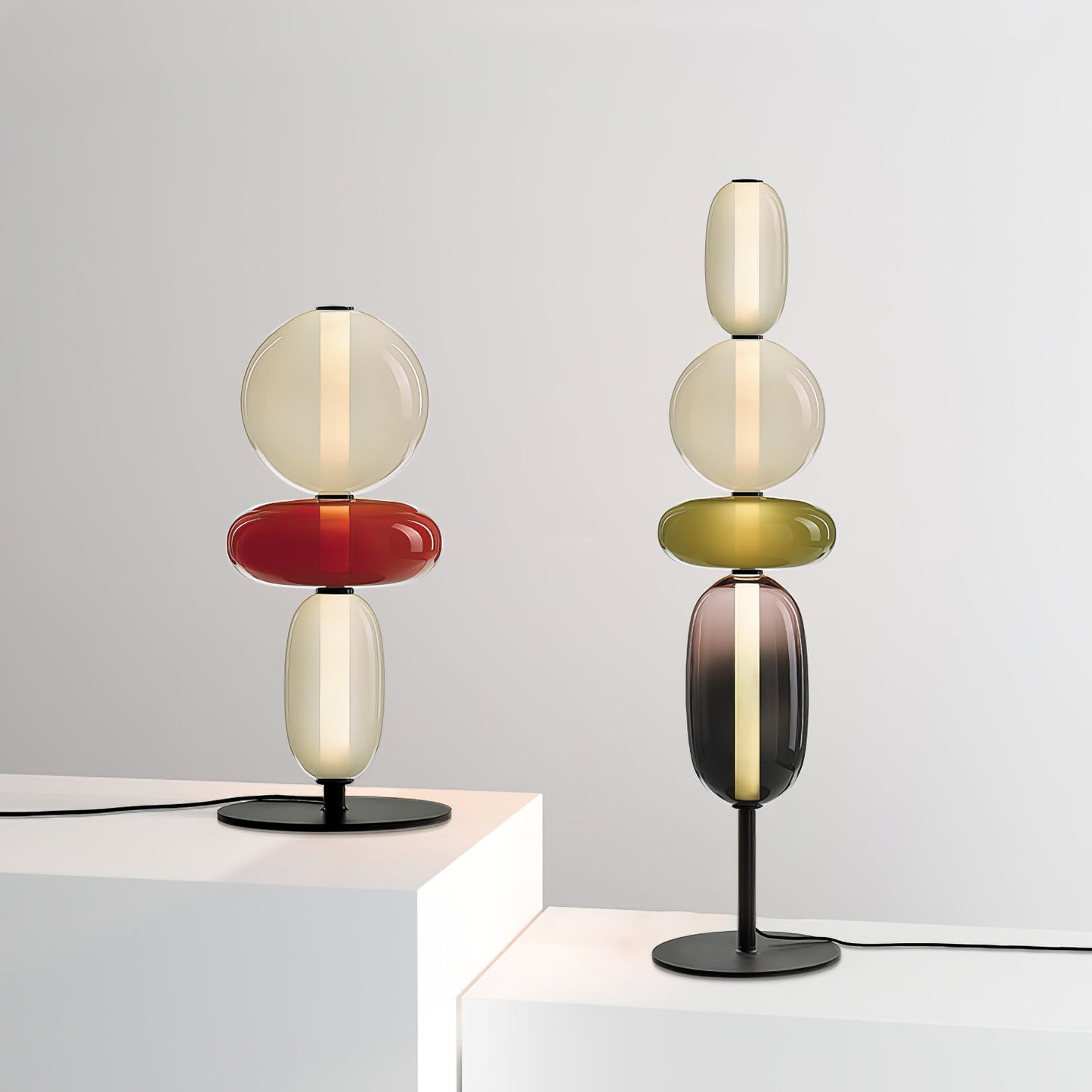 Candied Glass Floor Light with Integrated LED - Indoor Lamp