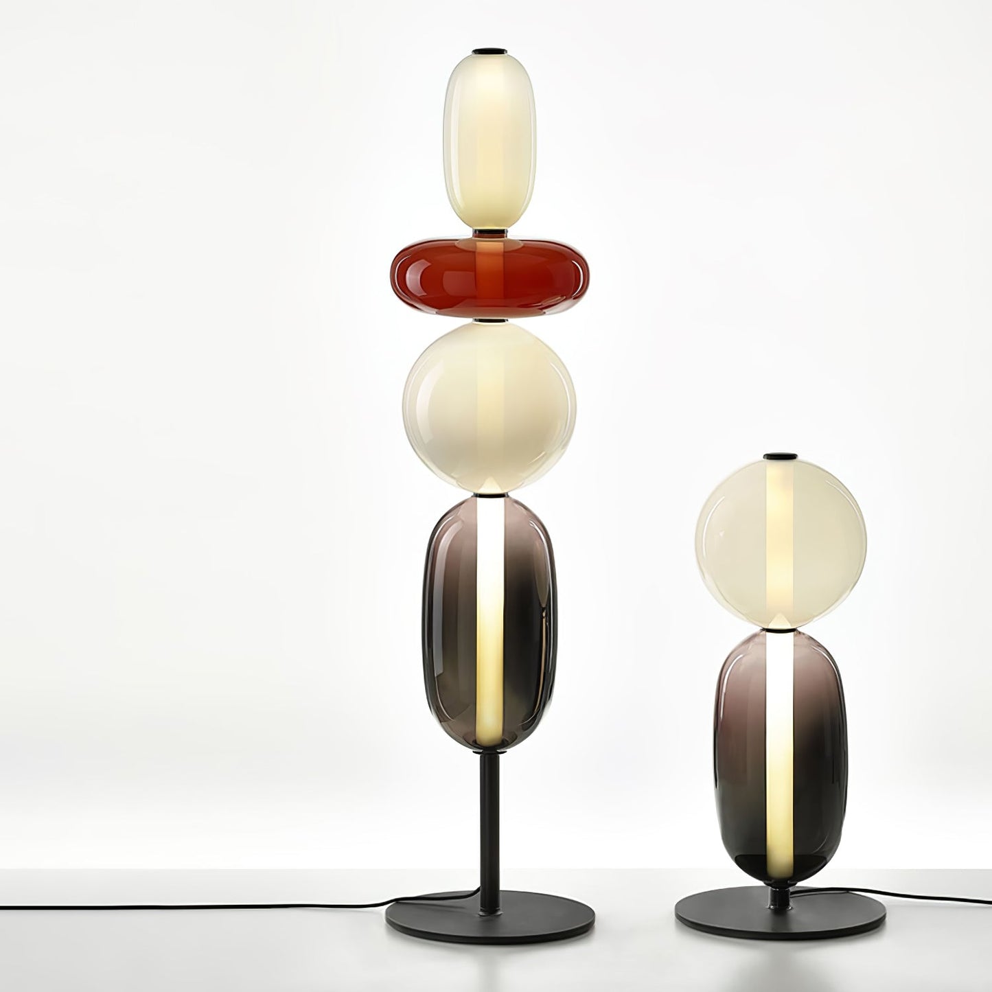 Candied Glass Floor Light with Integrated LED - Indoor Lamp
