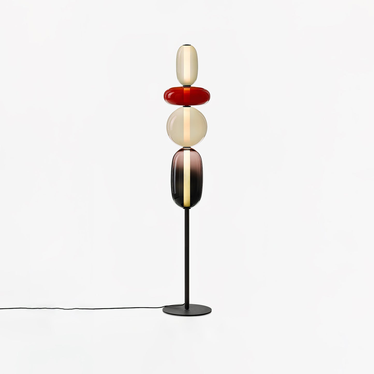 Candied Glass Floor Light with Integrated LED - Indoor Lamp