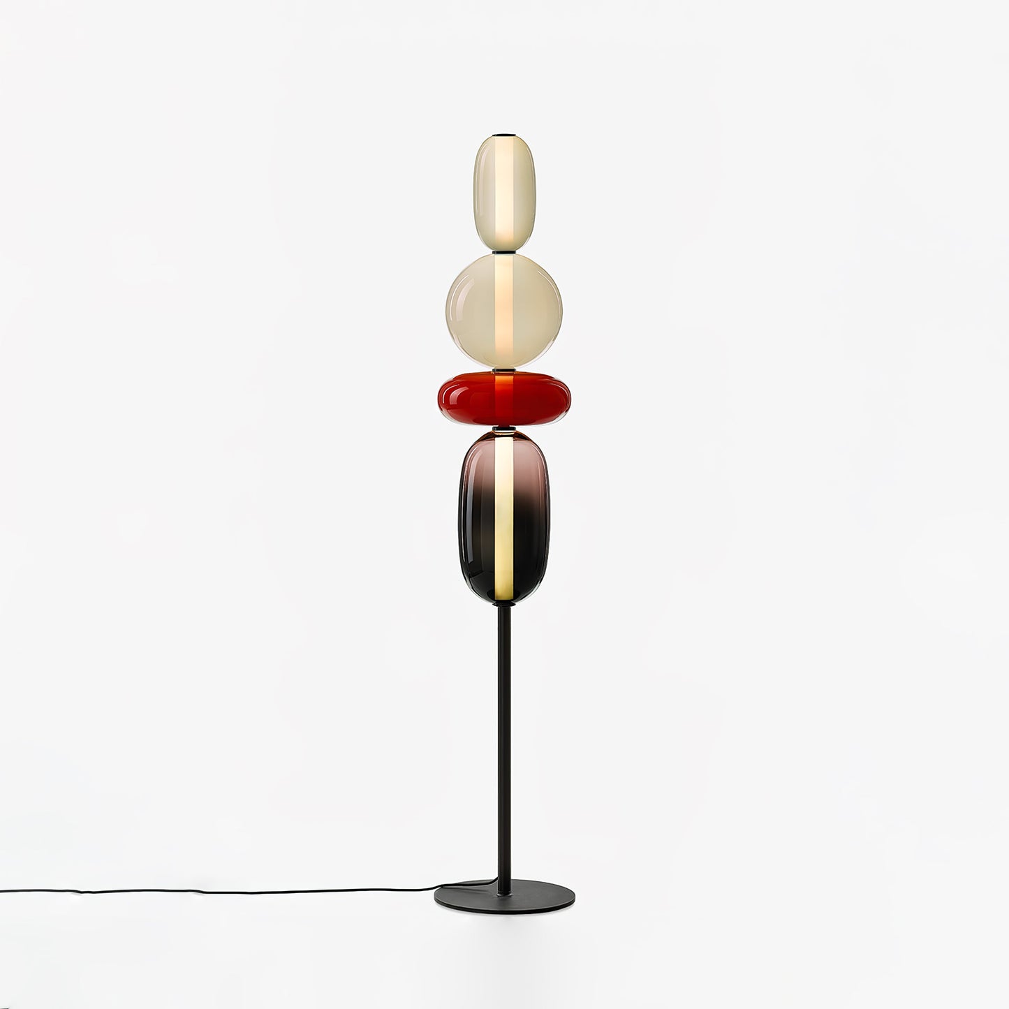 Candied Glass Floor Light with Integrated LED - Indoor Lamp