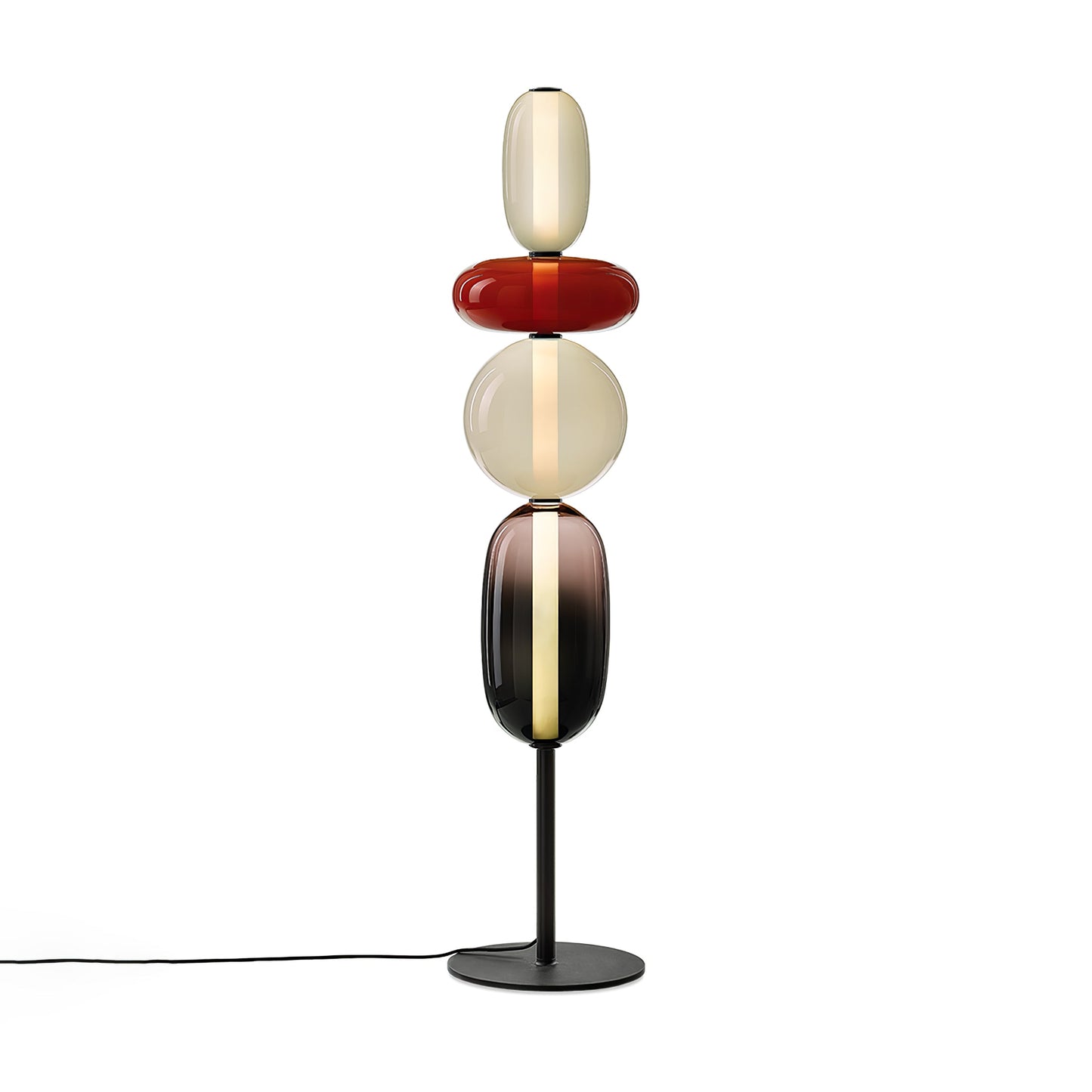 Candied Glass Floor Light with Integrated LED - Indoor Lamp