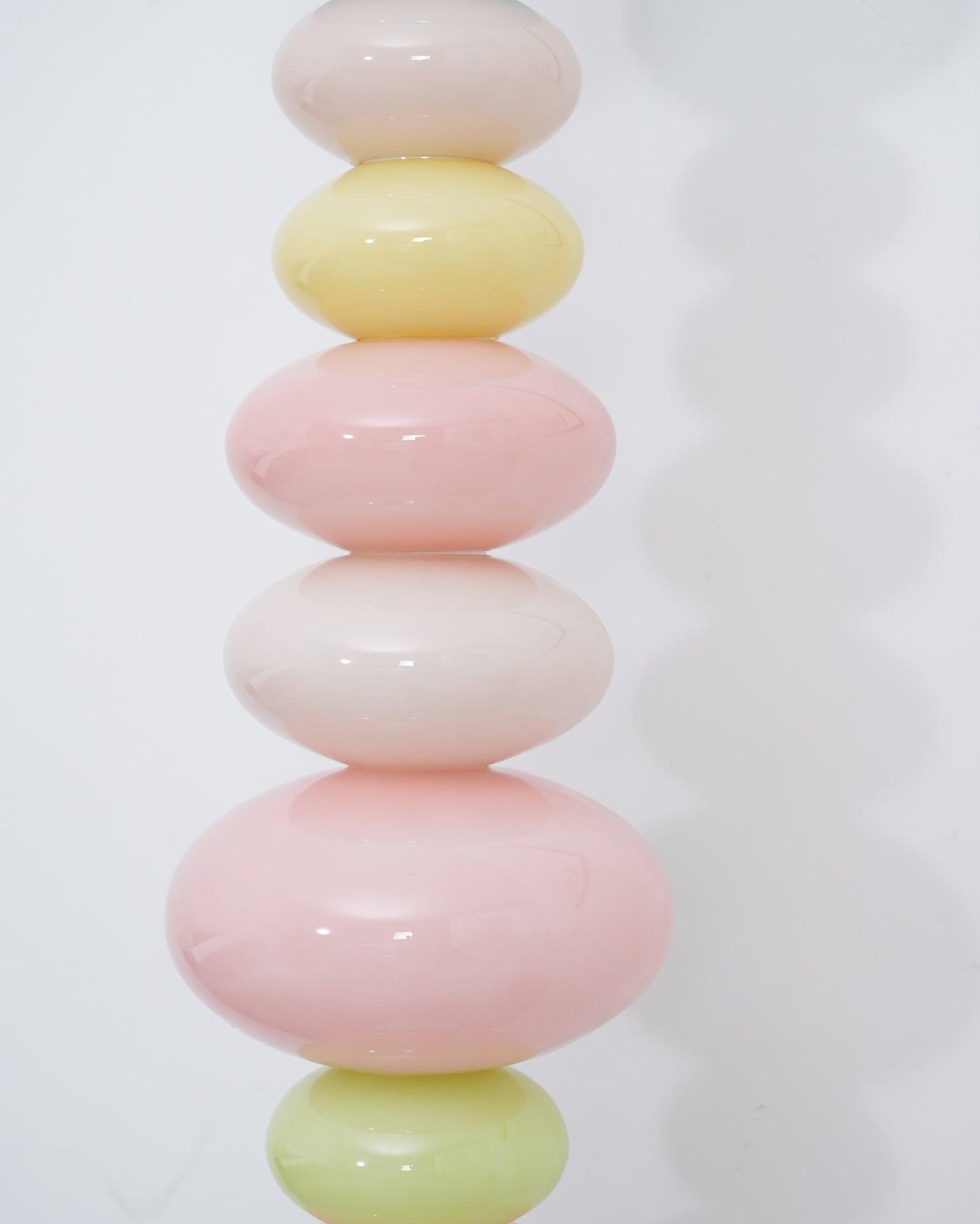 Candy Floor Lamp with Multicolor Glass and LED Light