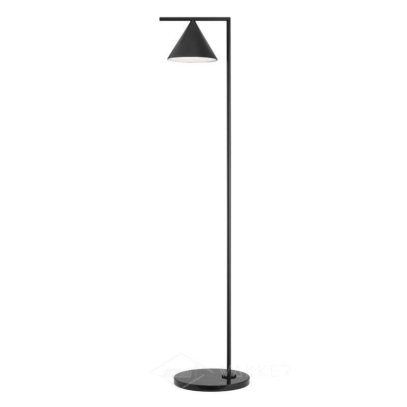 Captain Flint Floor Lamp with Marble Base and LED Light