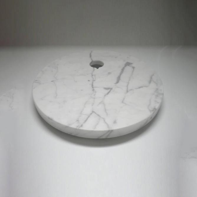Captain Flint Floor Lamp with Marble Base and LED Light