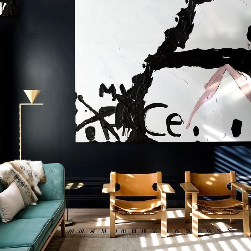 Captain Flint Floor Lamp with Marble Base and LED Light